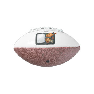 Bento cartoon illustration  american football