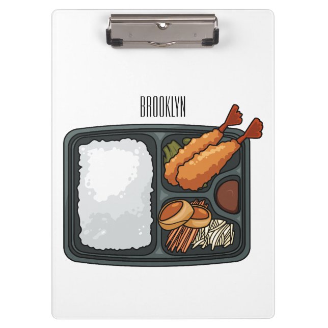 Bento cartoon illustration  clipboard (Front)