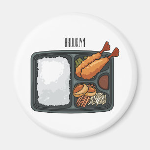 Bento cartoon illustration magnet