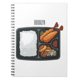 Bento cartoon illustration   notebook