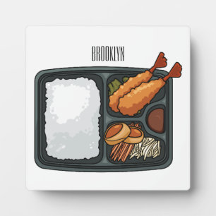 Bento cartoon illustration plaque