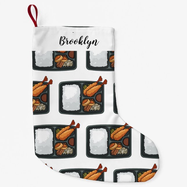 Bento cartoon illustration small christmas stocking (Front)