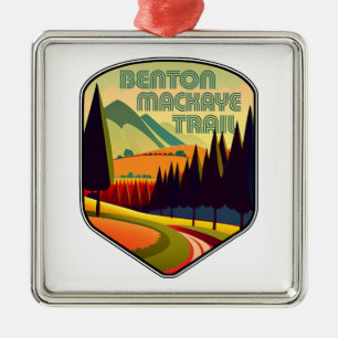 Benton MacKaye Trail Colours Metal Tree Decoration