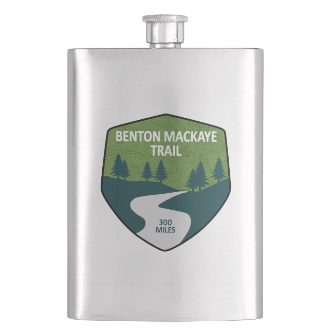 Benton MacKaye Trail Hip Flask (Front)