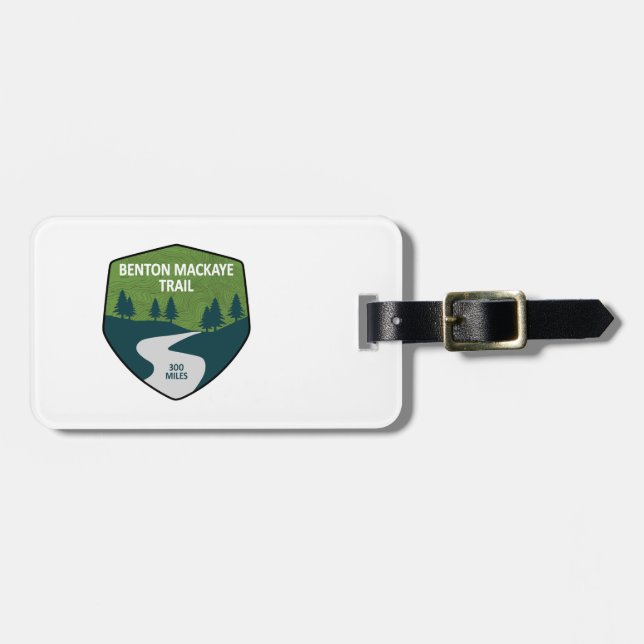Benton MacKaye Trail Luggage Tag (Front Horizontal)