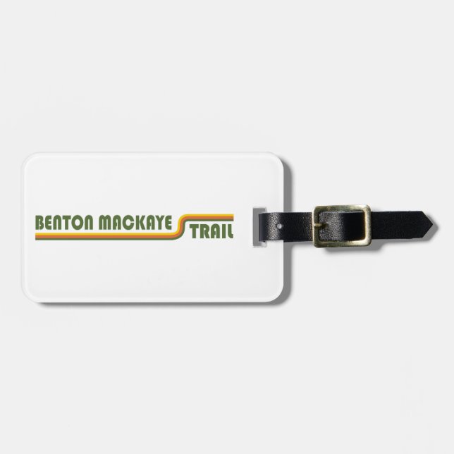 Benton MacKaye Trail Luggage Tag (Front Horizontal)
