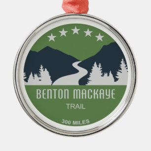 Benton MacKaye Trail Metal Tree Decoration