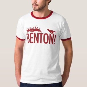 Benton! the dog chasing deer in Richmond Park T-Shirt