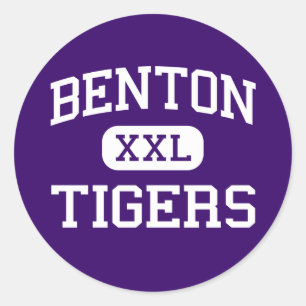 Benton - Tigers - High School - Benton Louisiana Classic Round Sticker