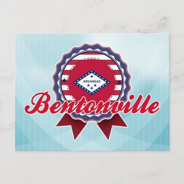 Bentonville, AR Postcard (Front)