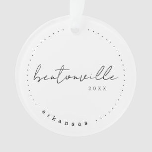 Bentonville, Arkansas AR Travel United States Ornament