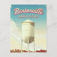 Bentonville, Arkansas travel poster.