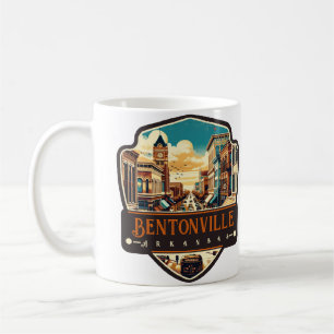 Bentonville, Arkansas   Vintage Coffee Mug