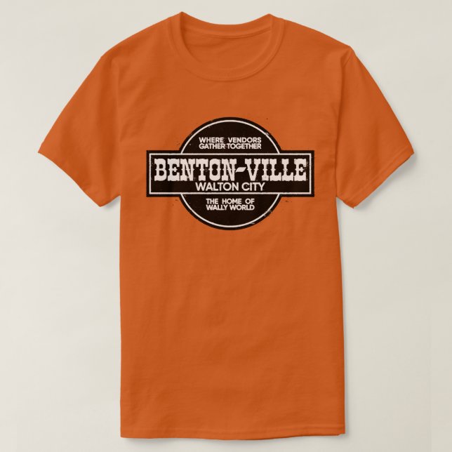 Bentonville Walton City TShirt (Design Front)