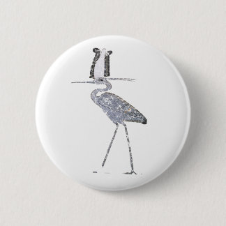 Benu Bird 6 Cm Round Badge
