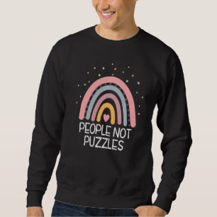 Benv People Not Puzzles Rainbow Neurodiversity Spe Sweatshirt