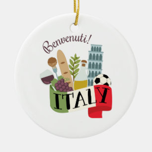 Benvenuti Ceramic Tree Decoration