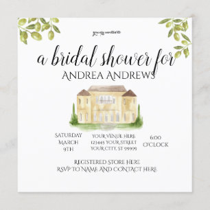 Benvenuti Italia Bridal Shower Invitation