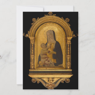 Benvenuto di Giovanni - Madonna and Child Invitation