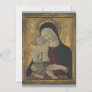 Benvenuto di Giovanni - Virgin and Child Invitation