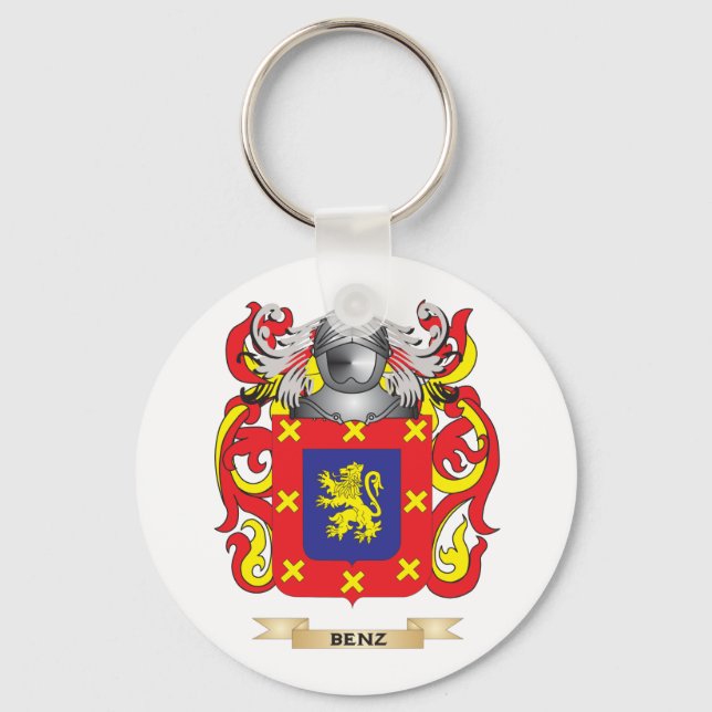 Benz Coat of Arms (Family Crest) Key Ring (Front)