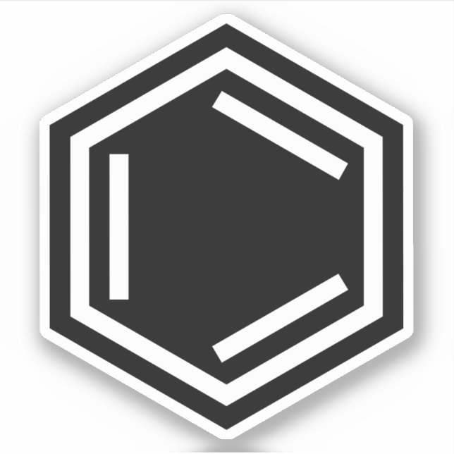 BENZENE RING SYMBOL (Front)