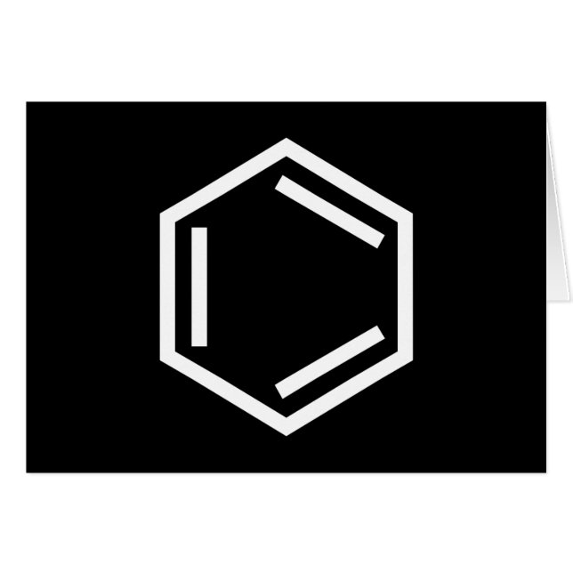 BENZENE RING SYMBOL (Front Horizontal)