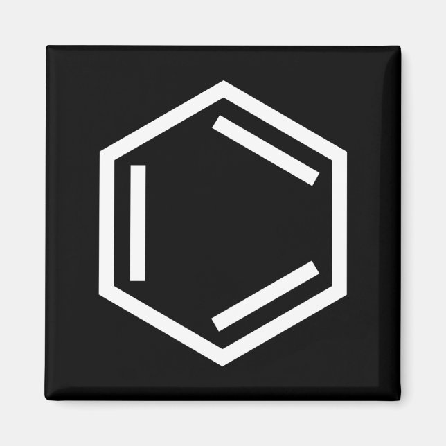 BENZENE RING SYMBOL MAGNET (Front)