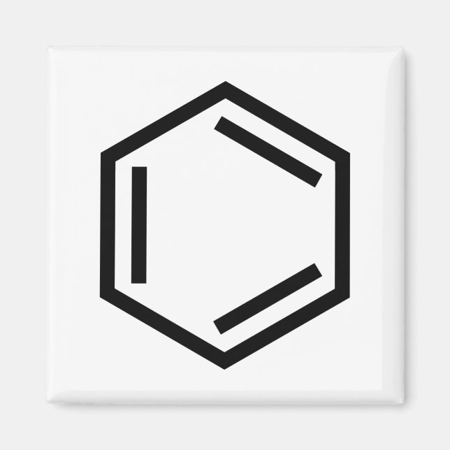 BENZENE RING SYMBOL MAGNET (Front)