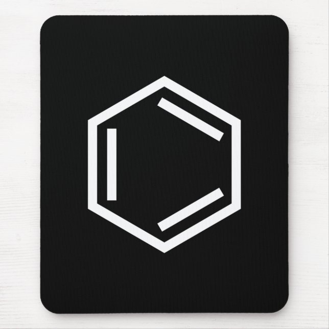 BENZENE RING SYMBOL MOUSE MAT (Front)