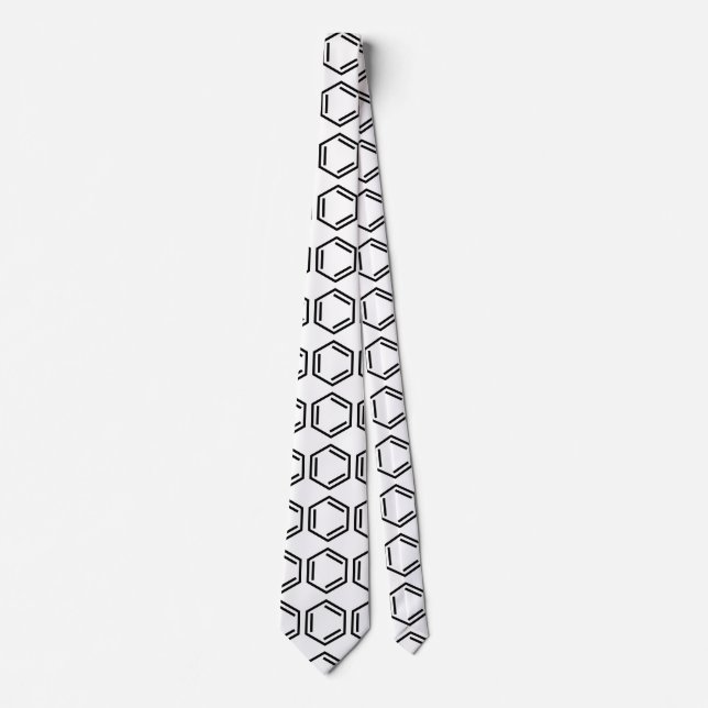 BENZENE RING SYMBOL TIE (Front)