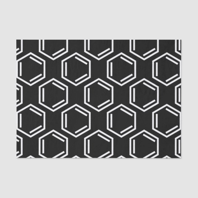 BENZENE RING SYMBOL TISSUE PAPER (Front)