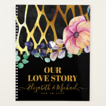 BEORGANIZED Our Love Story Leopard Print Gold