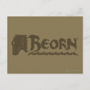 BEORN™ Bear Head Name Postcard