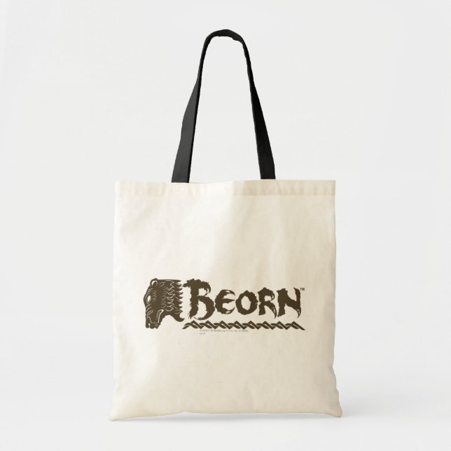 BEORN™ Bear Head Name Tote Bag (Front)