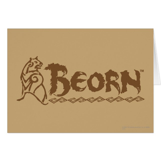 BEORN™ Bear Name (Front Horizontal)
