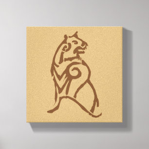 BEORN™  Bear Symbol Canvas Print