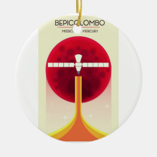 BepiColombo mission to mercury Ceramic Tree Decoration