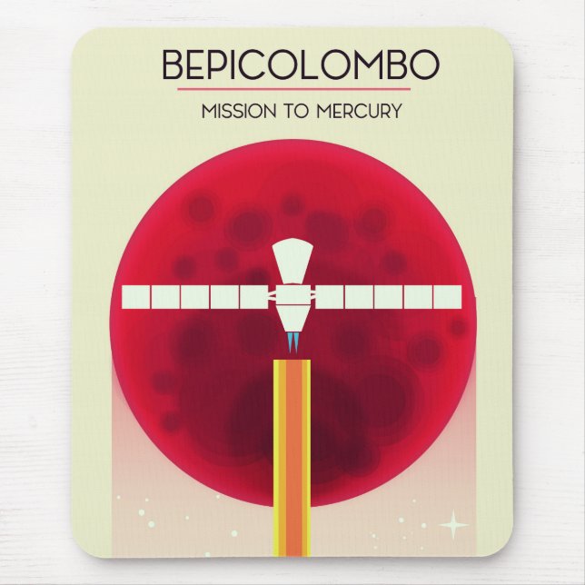BepiColombo mission to Mercury Mouse Mat (Front)