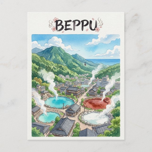 Beppu postcard (Front)