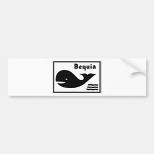 Bequia Flag Bumper Sticker
