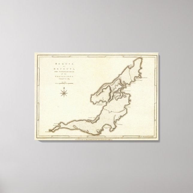 Bequia or Becouya Canvas Print (Front)