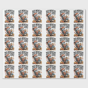 Ber Months Make My Bones Happy Christmas Wrapping Paper