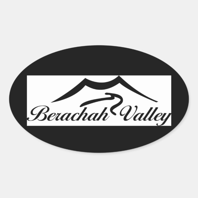 Berachah Valley Oval Sticker (Front)