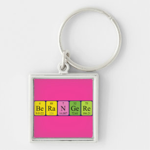 Berangere periodic table name keyring
