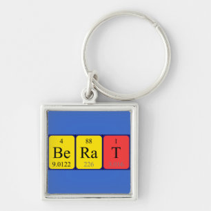 Berat periodic table name keyring