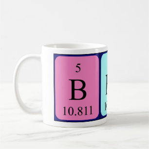 Berat periodic table name mug