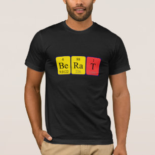 Berat periodic table name shirt