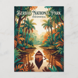 Berbak National Park Indonesia Postcard