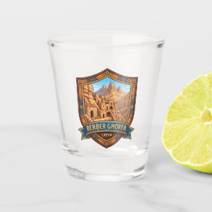 Berber Ghorfa Libya Shot Glass